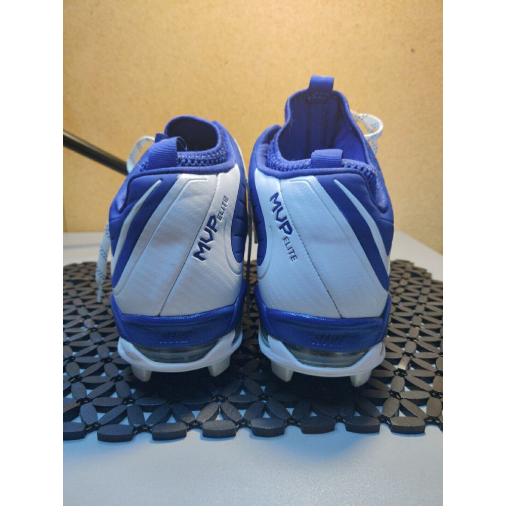 Nike Air Max MVP Elite Blue White Baseball Cleats 14 - Picture 4 of 9